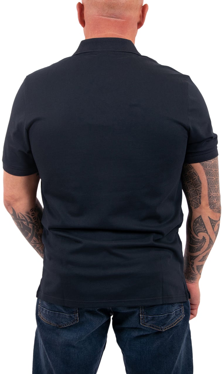 Lyle & Scott Placket Tipped Polo Shirt Blauw