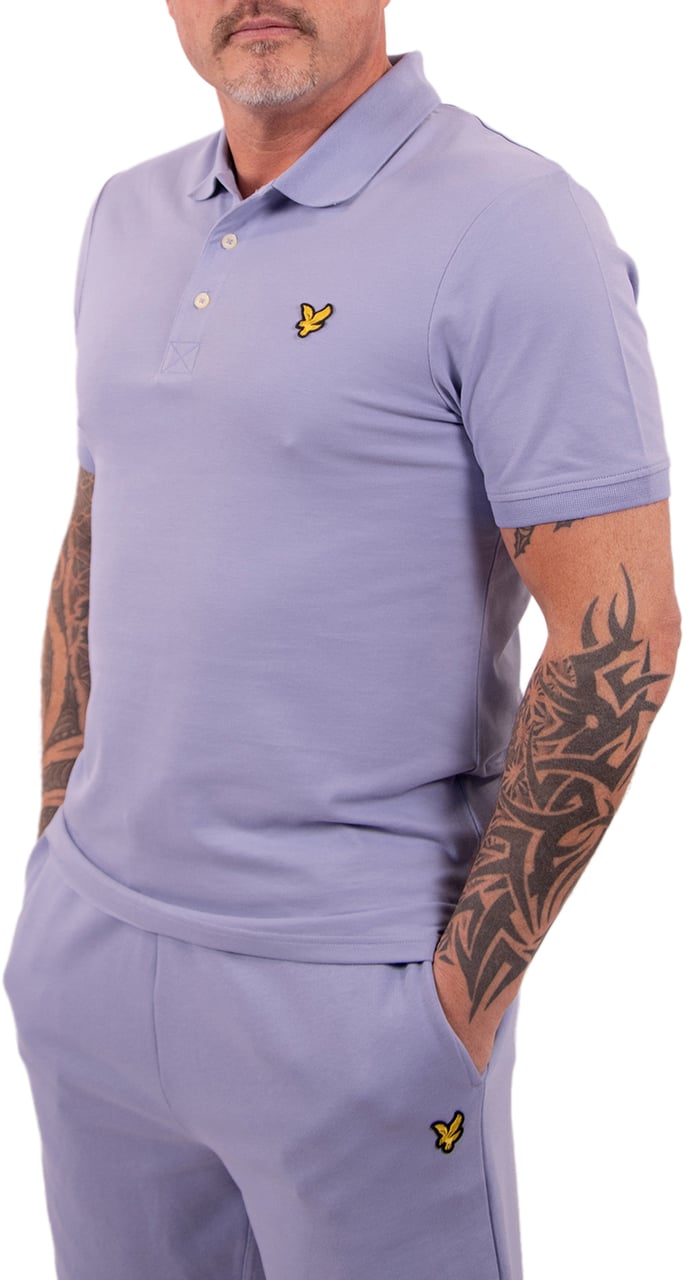 Lyle & Scott Plain Polo Shirt Blauw