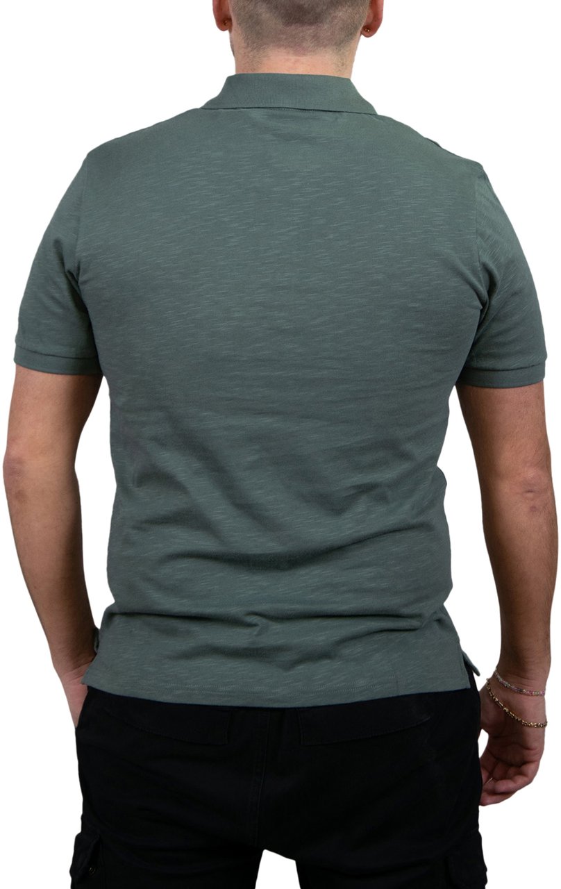 Lyle & Scott Slub Polo Shirt Groen
