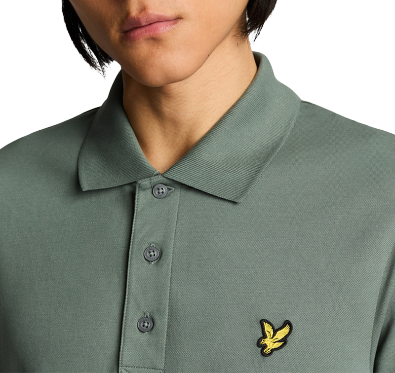 Lyle & Scott Lyle &amp; Scott Plain Polo Shirt Groen
