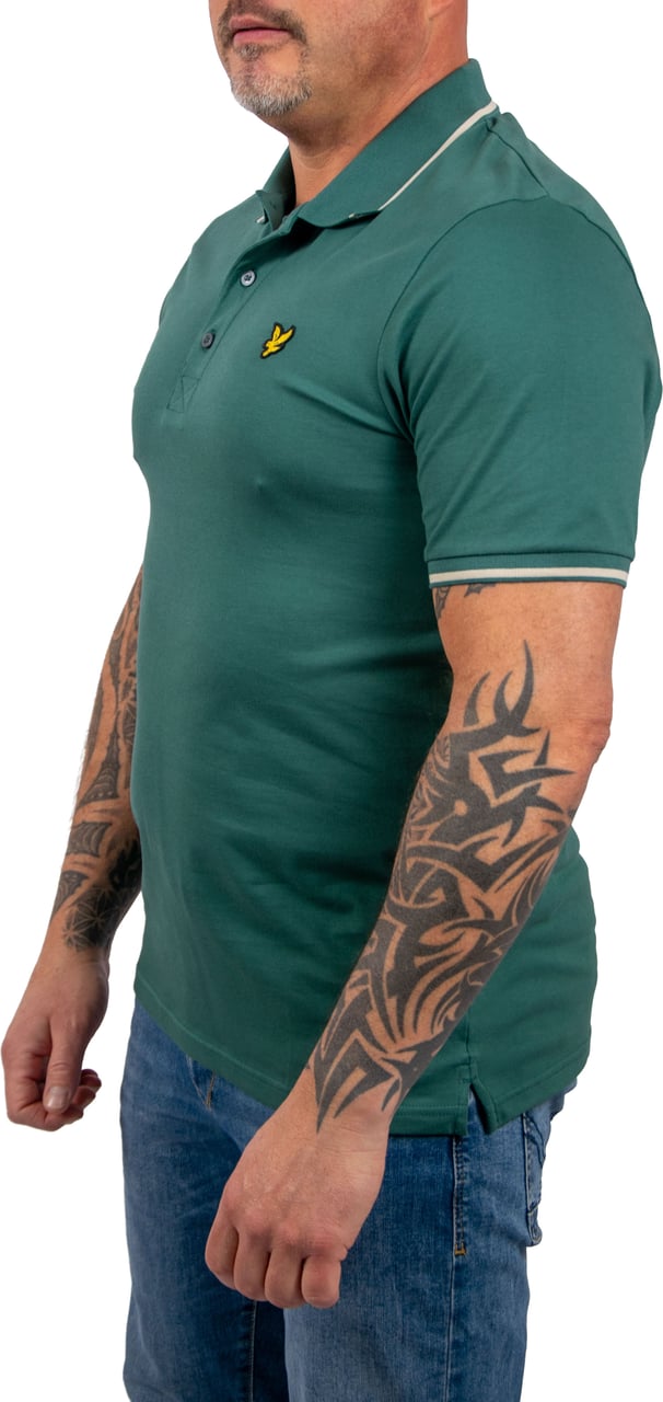 Lyle & Scott Tipped Polo Shirt Groen