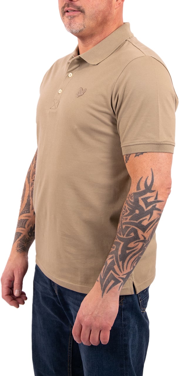 Lyle & Scott Superfine Polo Shirt Beige