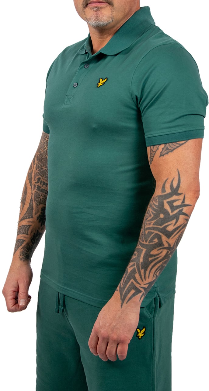 Lyle & Scott Plain Polo Shirt Groen