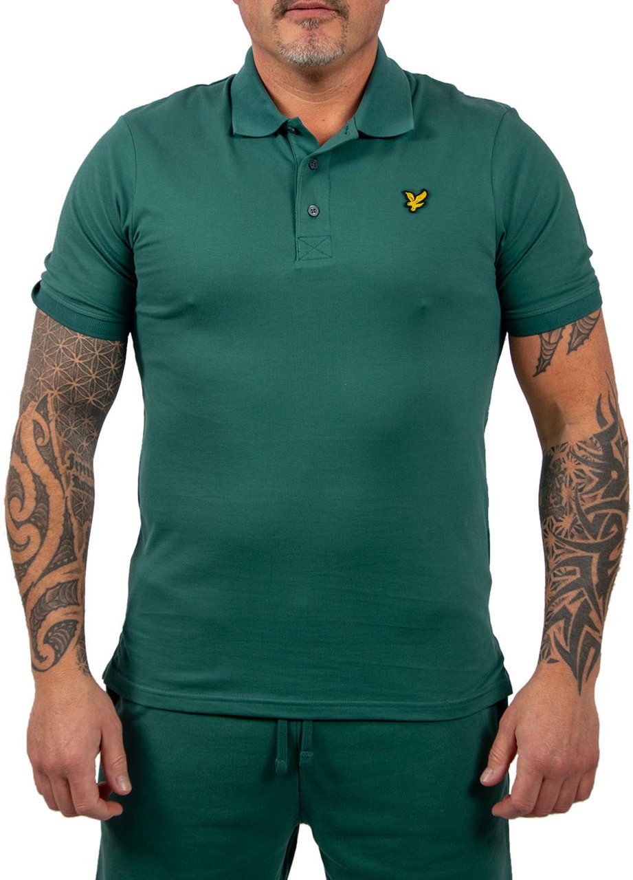 Lyle & Scott Plain Polo Shirt Groen