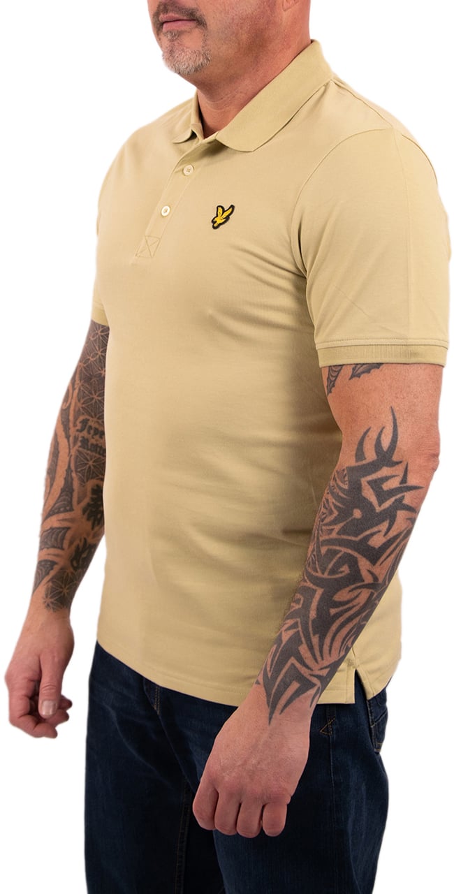 Lyle & Scott Lyle & Scott Plain Polo Shirt Groen