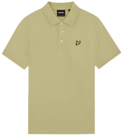 Lyle & Scott Lyle & Scott Plain Polo Shirt Groen
