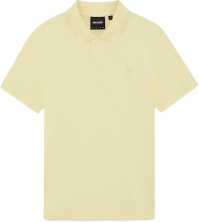Lyle & Scott Lyle &amp; Scott Superfine Polo Shirt Geel