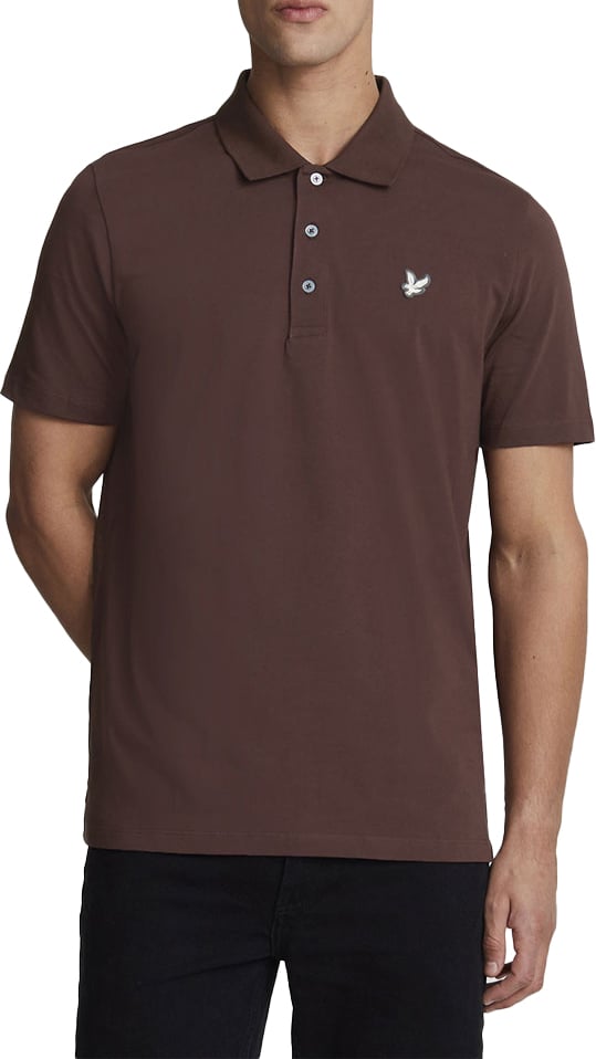 Lyle & Scott Lyle &amp; Scott Cotton Polo Shirt Rood