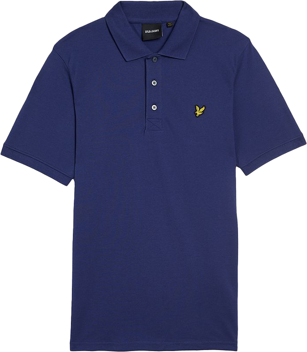 Lyle & Scott Lyle & Scott Plain Polo Shirt Paars