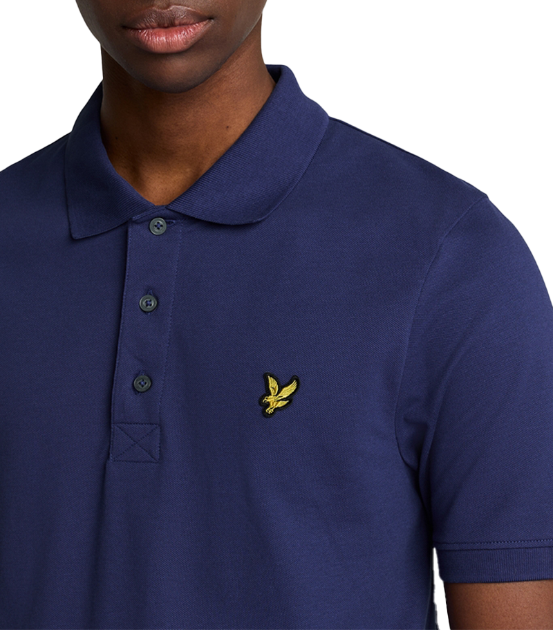 Lyle & Scott Lyle & Scott Plain Polo Shirt Paars