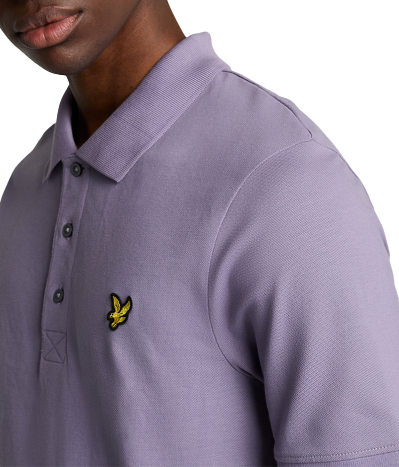 Lyle & Scott Lyle & Scott Plain Polo Shirt Paars