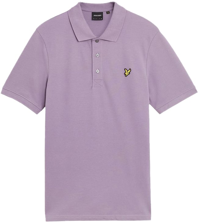 Lyle & Scott Lyle & Scott Plain Polo Shirt Paars