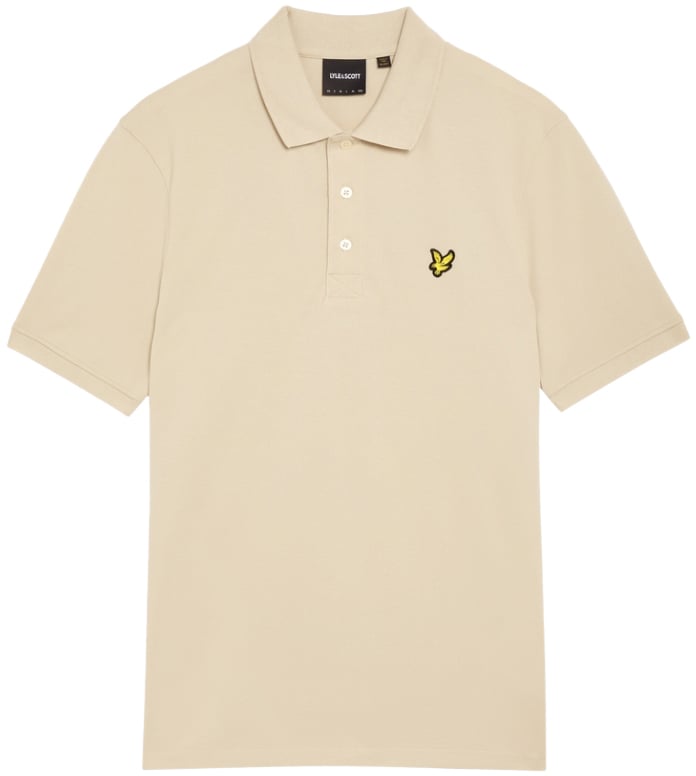 Lyle & Scott Lyle &amp; Scott Plain Polo Shirt Beige
