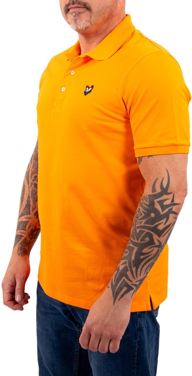 Lyle & Scott Flag Eagle Polo Shirt Oranje