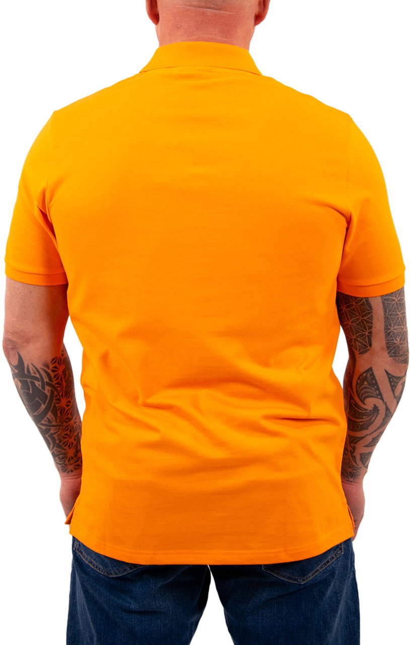 Lyle & Scott Flag Eagle Polo Shirt Oranje
