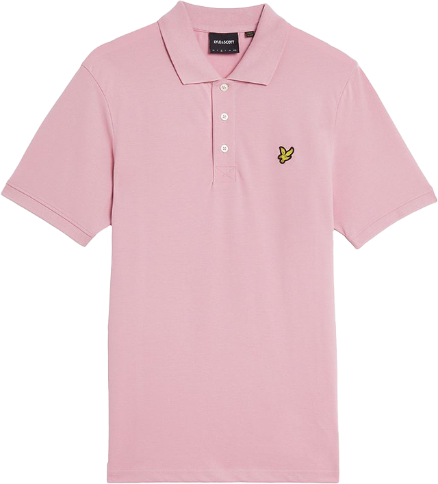 Lyle & Scott Lyle &amp; Scott Plain Polo Shirt Roze