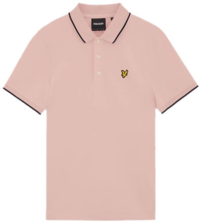 Lyle & Scott Tipped Polo Shirt Roze