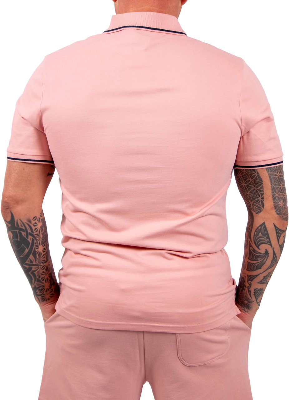 Lyle & Scott Lyle &amp; Scott Tipped Polo Shirt Roze