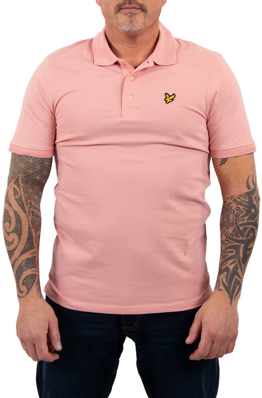 Lyle & Scott Lyle & Scott Plain Polo Shirt Roze