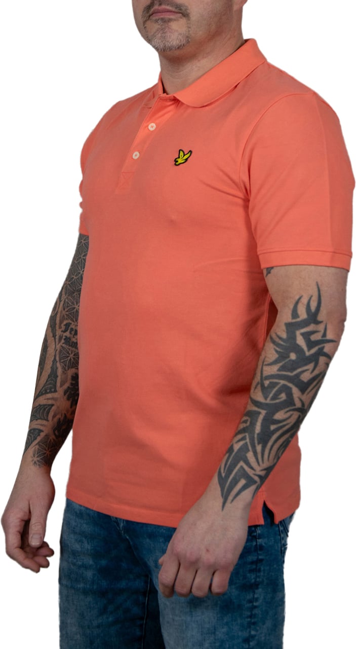 Lyle & Scott Plain Polo Shirt Rood