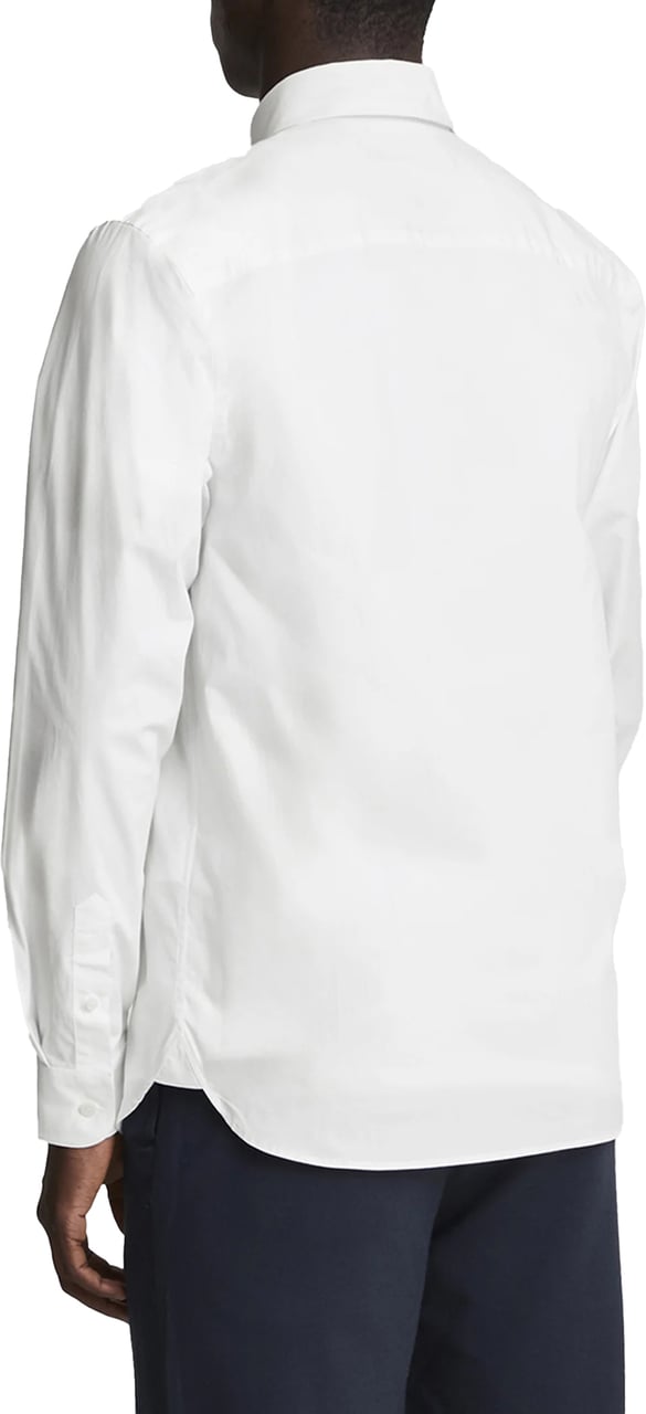 Lyle & Scott Lyle &amp; Scott Tonal Eagle Easy Care Poplin Shirt Wit