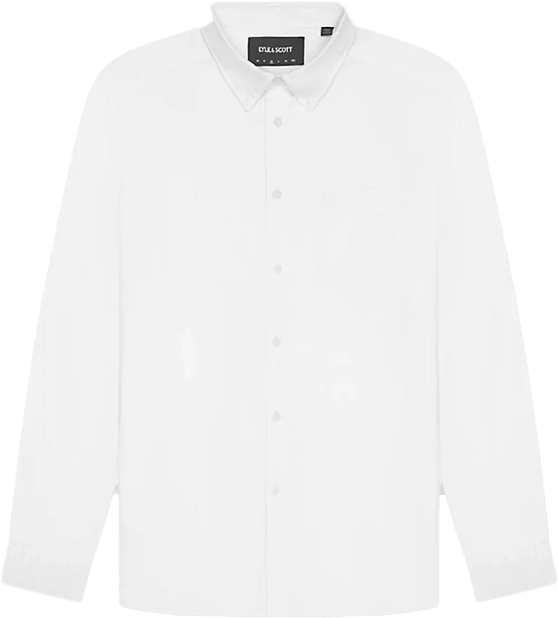 Lyle & Scott Lyle & Scott Plain Oxford Shirt Wit
