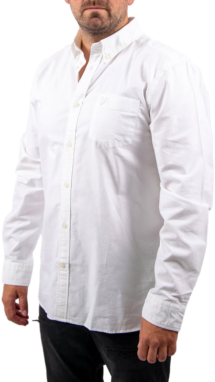 Lyle & Scott Lyle & Scott Plain Oxford Shirt Wit