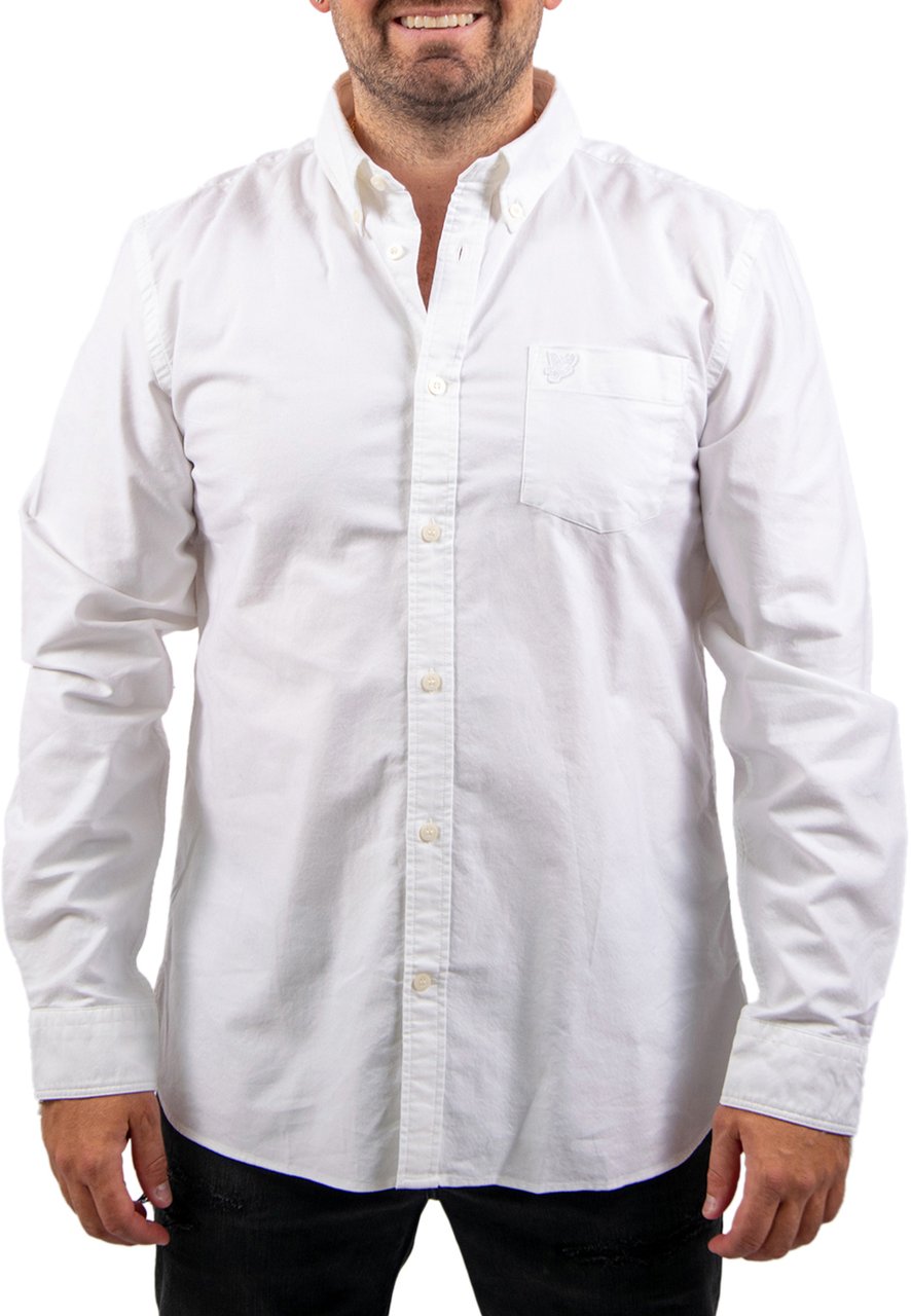 Lyle & Scott Lyle & Scott Plain Oxford Shirt Wit