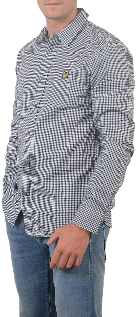 Lyle & Scott Lyle & Scott Shepherd Check Shirt Blauw