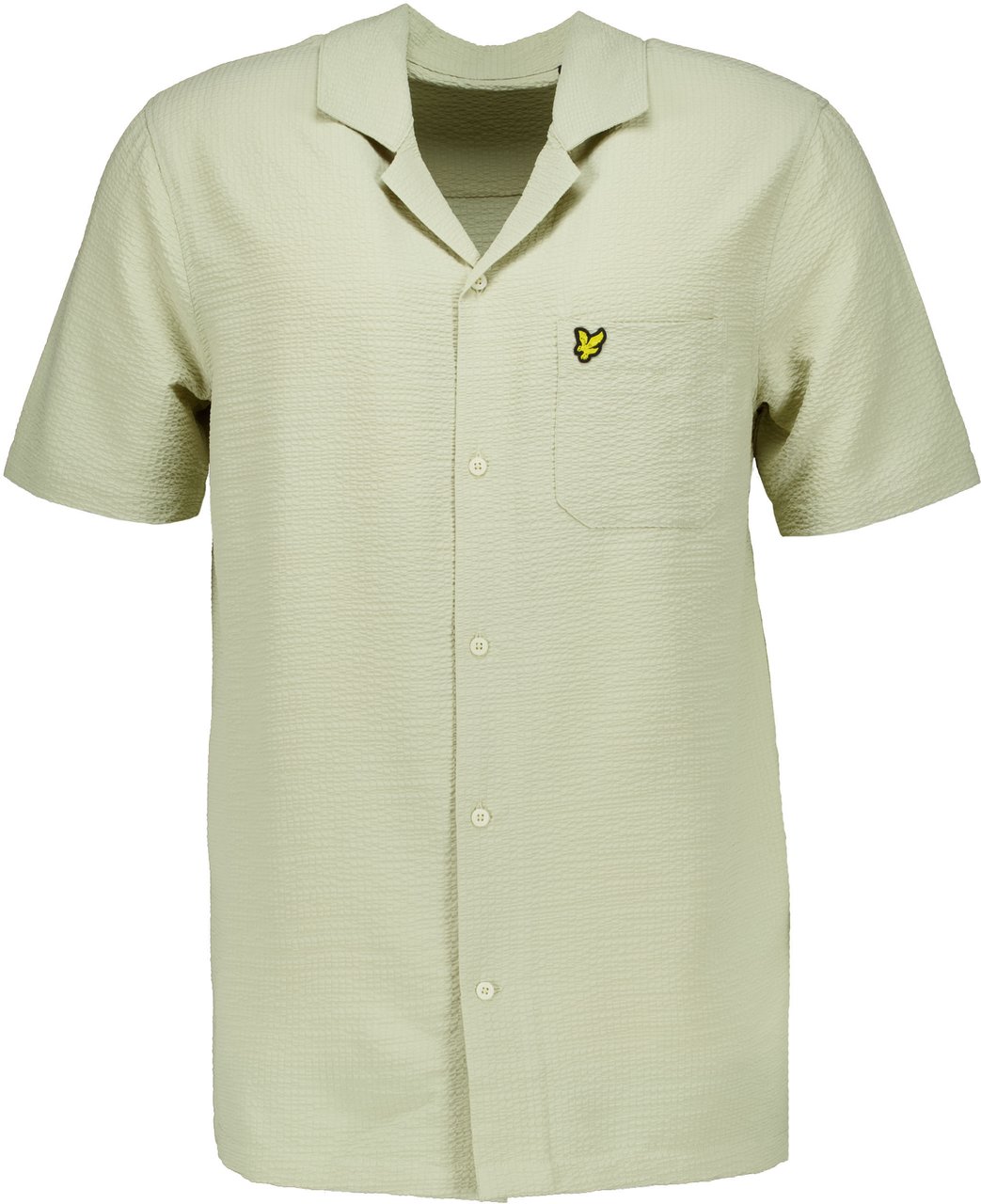 Lyle & Scott Lyle&scott Sw2409v Korte Mouw Overhemden Lichtgroen Sw2409v Groen