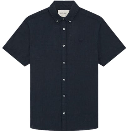 Lyle & Scott Lyle & Scott Short Sleeve Linen Shirt Beige