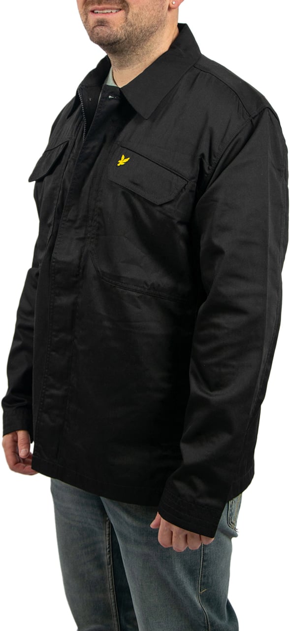 Lyle & Scott Lyle & Scott Multi Pocket Overshirt Zwart