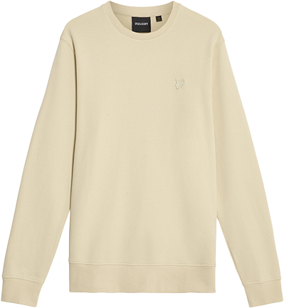 Lyle & Scott Lyle & Scott Superfine Crew Neck Sweatshirt Beige