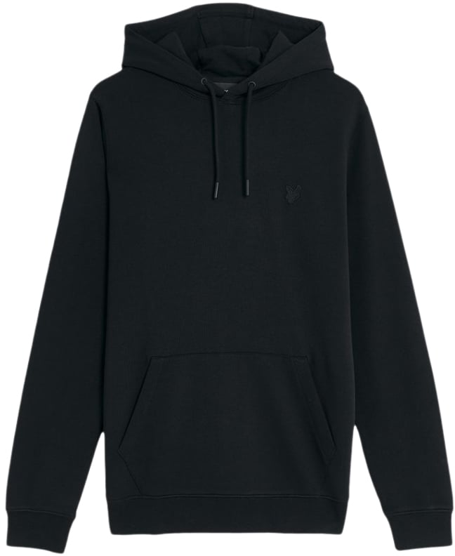 Lyle & Scott Lyle &amp; Scott Superfine Pullover Hoodie Zwart