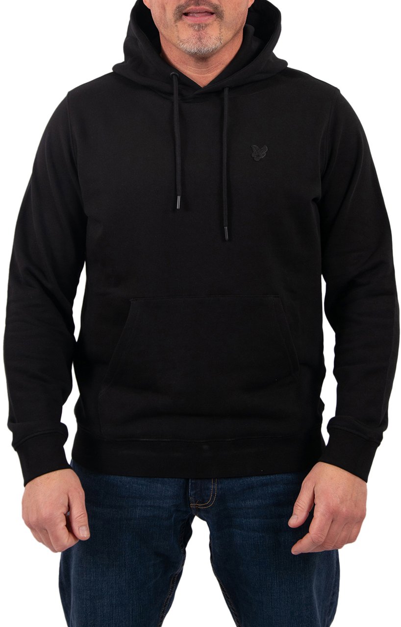 Lyle & Scott Lyle & Scott Superfine Pullover Hoodie Zwart