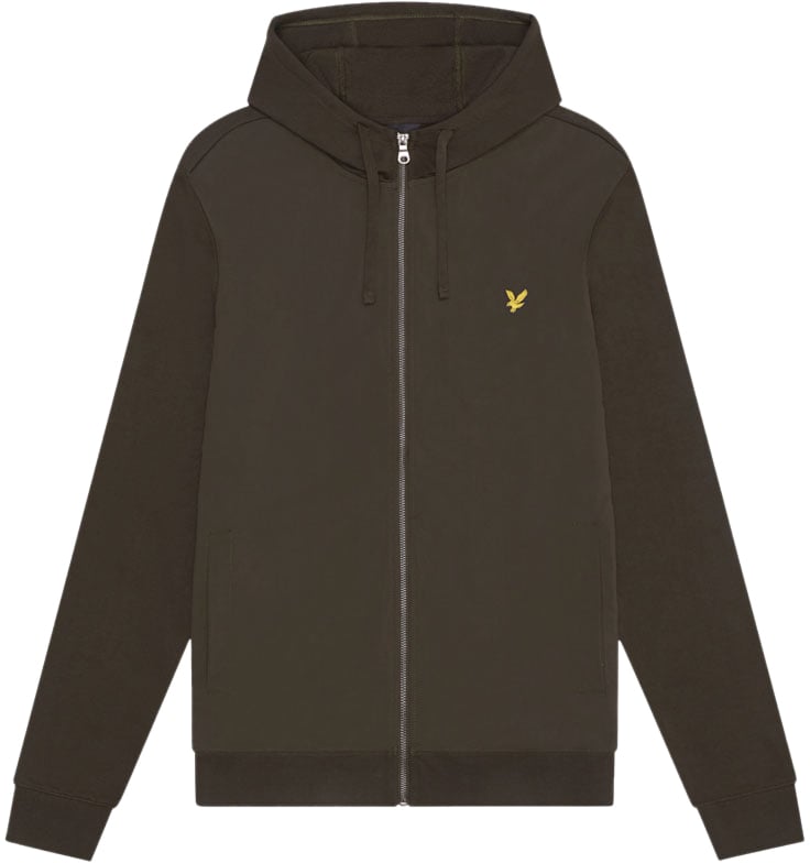 Lyle & Scott Lyle &amp; Scott Hybrid Zip Hoodie Groen