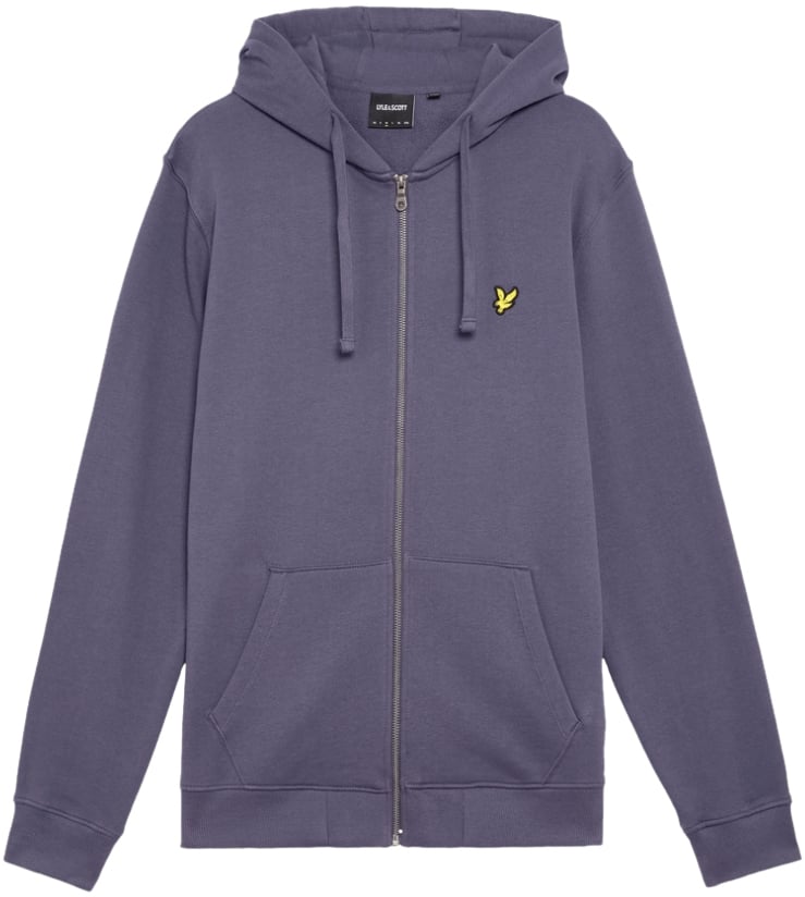 Lyle & Scott Lyle &amp; Scott Zip Through Hoodie Paars