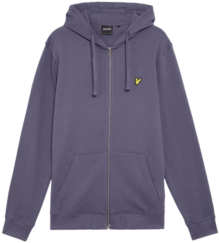 Lyle & Scott Lyle & Scott Zip Through Hoodie Paars