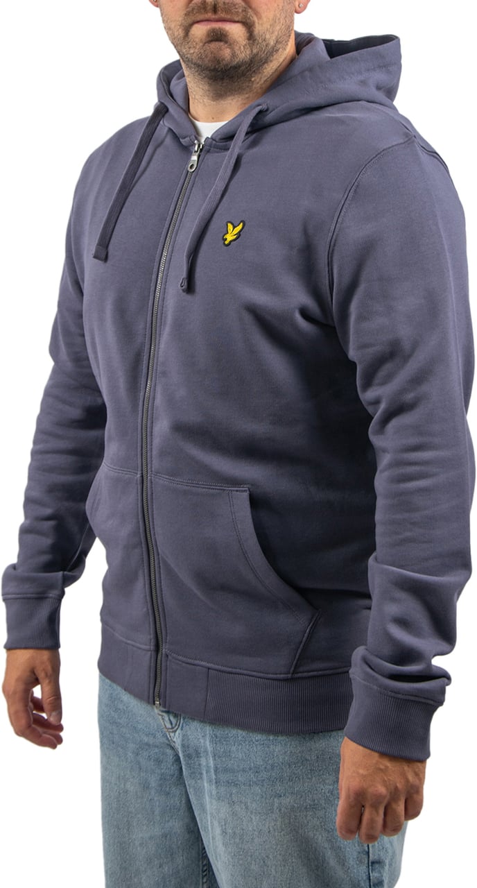 Lyle & Scott Lyle & Scott Zip Through Hoodie Paars