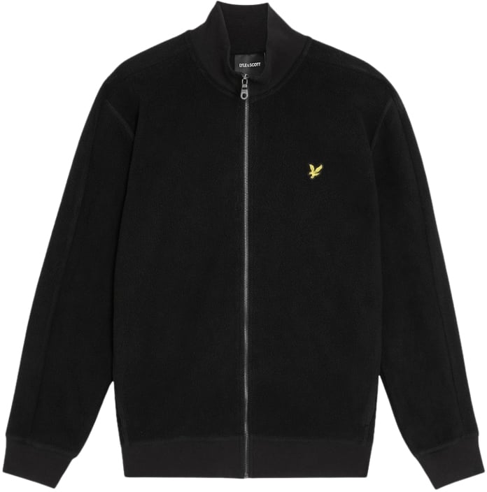 Lyle & Scott Lyle &amp; Scott Polar Fleece Track Jacket Zwart