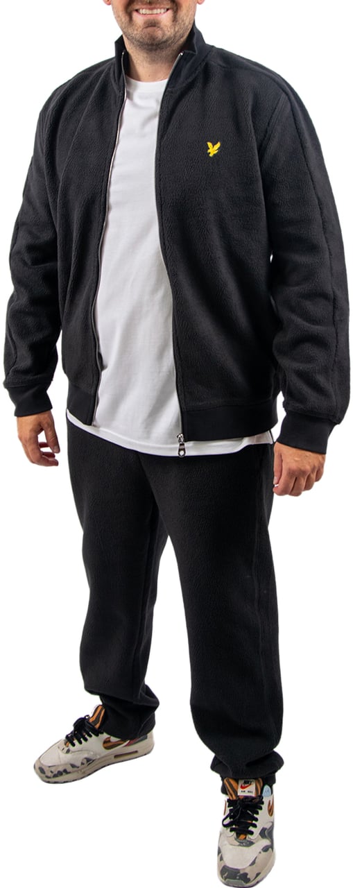 Lyle & Scott Lyle & Scott Polar Fleece Track Jacket Zwart