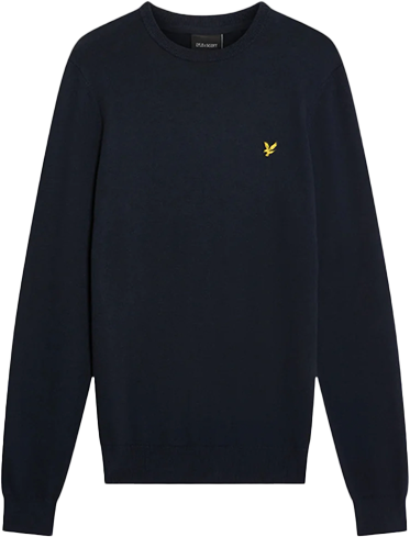 Lyle & Scott Lyle &amp; Scott Cotton Crew Neck Jumper Blauw
