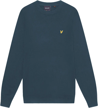 Lyle & Scott Lyle &amp; Scott Cotton Crew Neck Jumper Groen