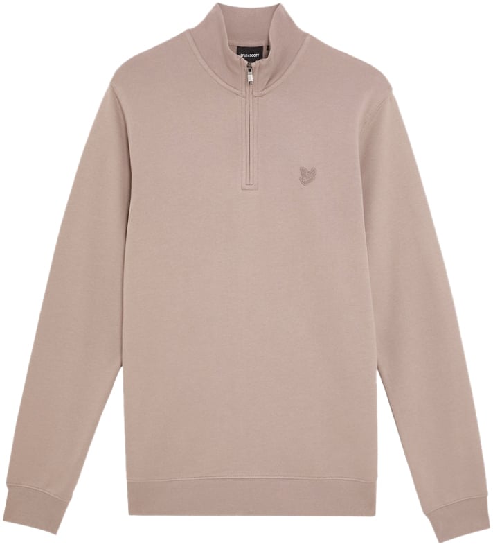 Lyle & Scott Lyle &amp; Scott Superfine Quarter Zip Sweatshirt Grijs