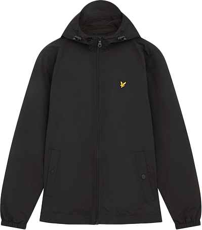 Lyle & Scott Lyle &amp; Scott Zip Through Hooded Jacket Zwart