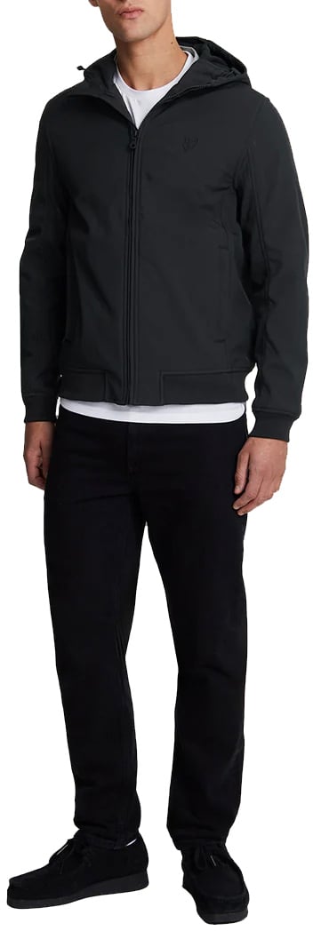 Lyle & Scott Lyle&scott Tonal Fleece Back Jackets Zwart Jk2110ton Zwart
