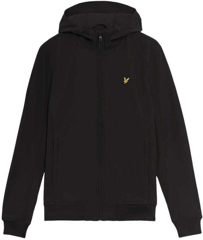 Lyle & Scott Lyle & Scott Fleece Back Softshell Zwart