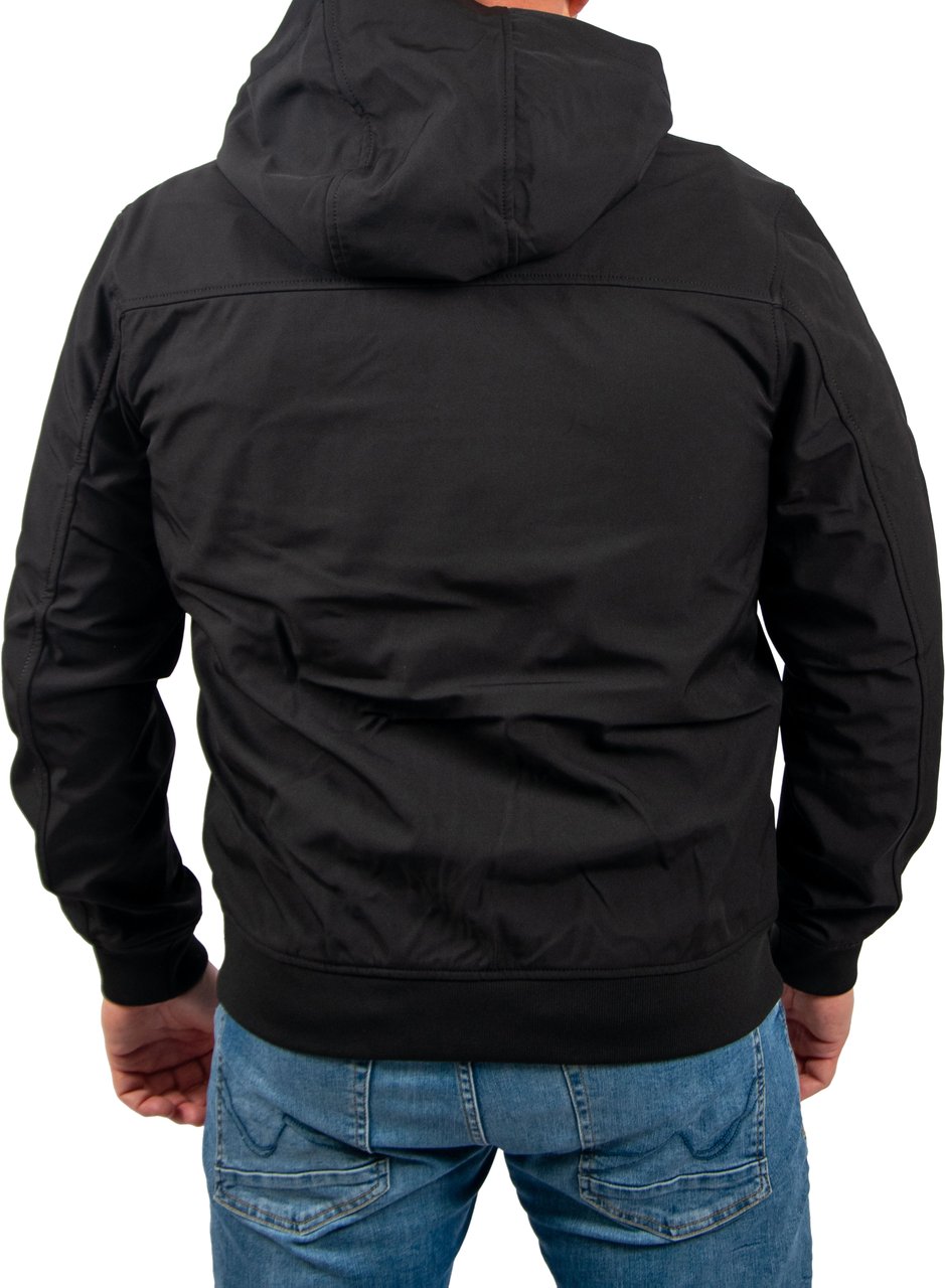 Lyle & Scott Lyle &amp; Scott Mesh Back Softshell Jacket Zwart