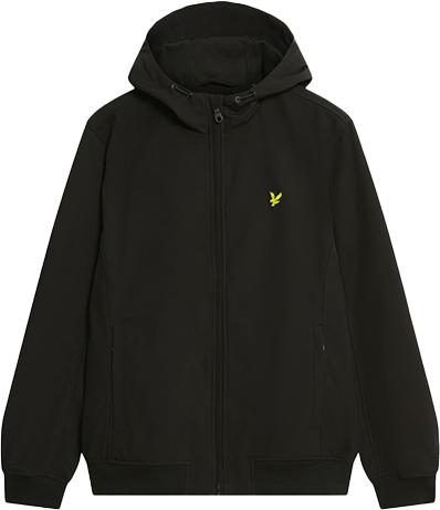 Lyle & Scott Lyle &amp; Scott Mesh Back Softshell Jacket Zwart