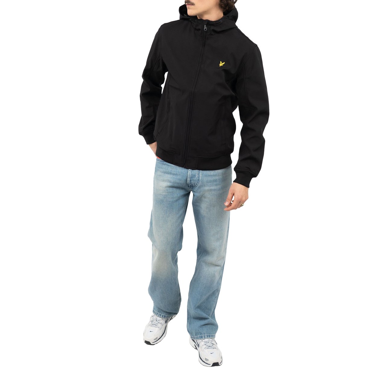 Lyle & Scott Mesh Back Softshell Jas Zwart